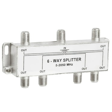 7dB 4 output Cable Splitter RG6 Split 3pc ANTRONIX 4-Way Splitter 5-1002MHz